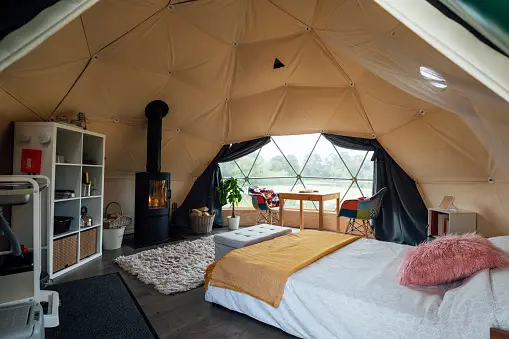 Glamping has become a festival trend to stay